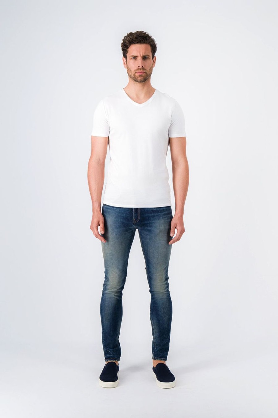 Teddy Smith T-Shirt Col V Edge Mc Clearance