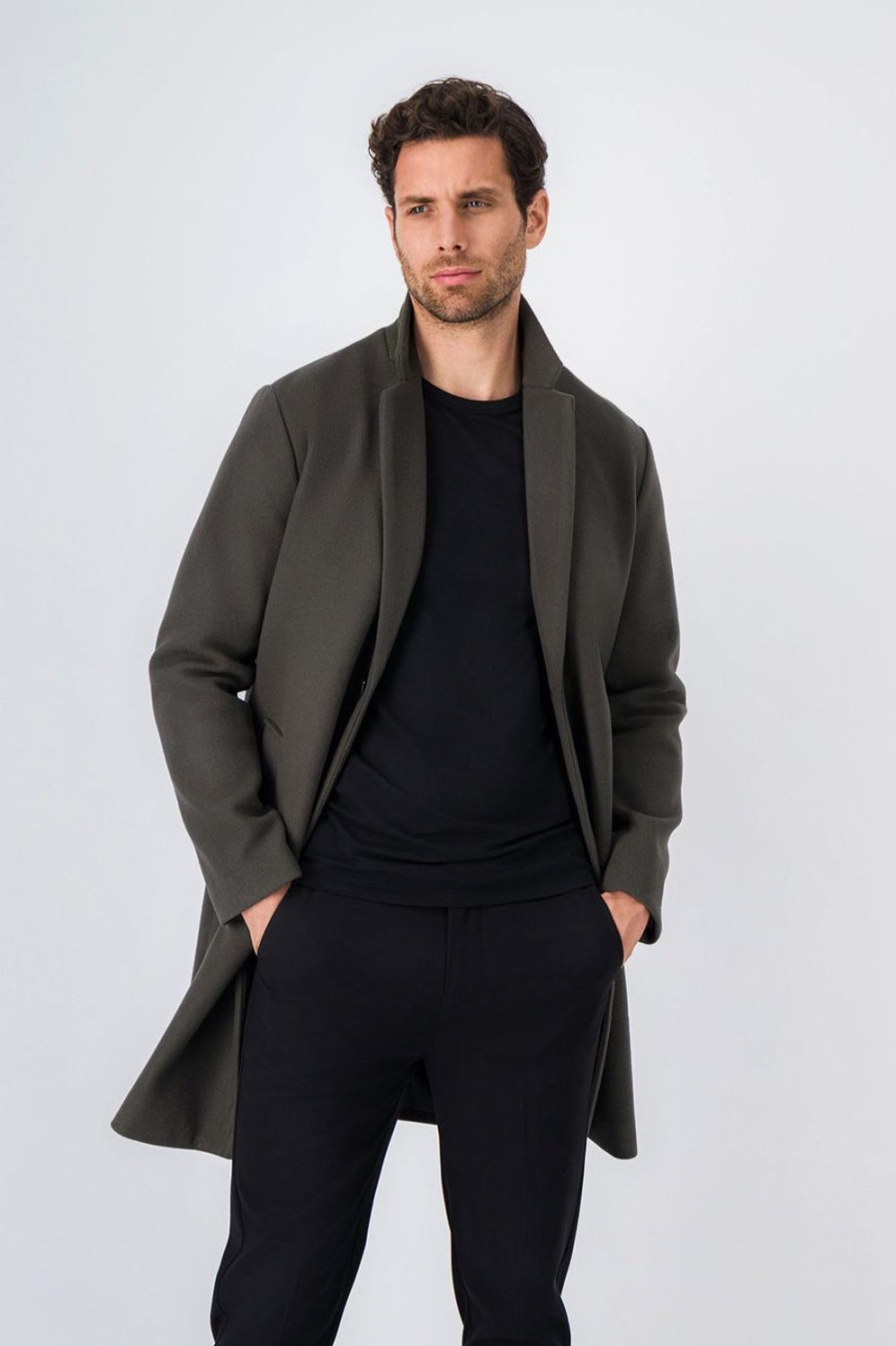 Teddy Smith Manteau Avec Col A Revers Aron Wholesale