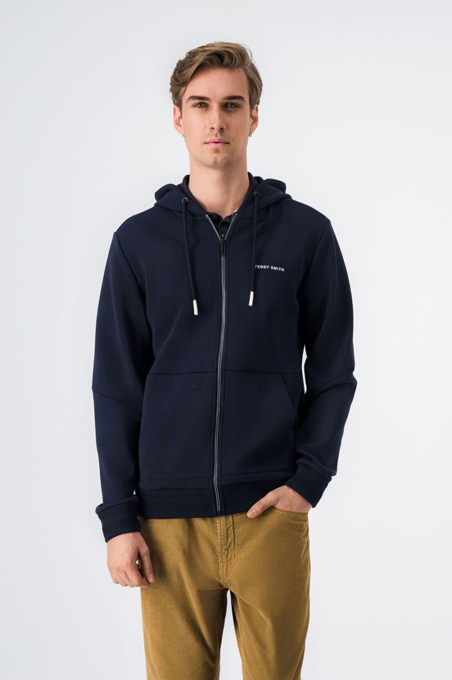 Teddy Smith Sweat Zippe A Capuche En Neoprene Scott Hoody Zip Best