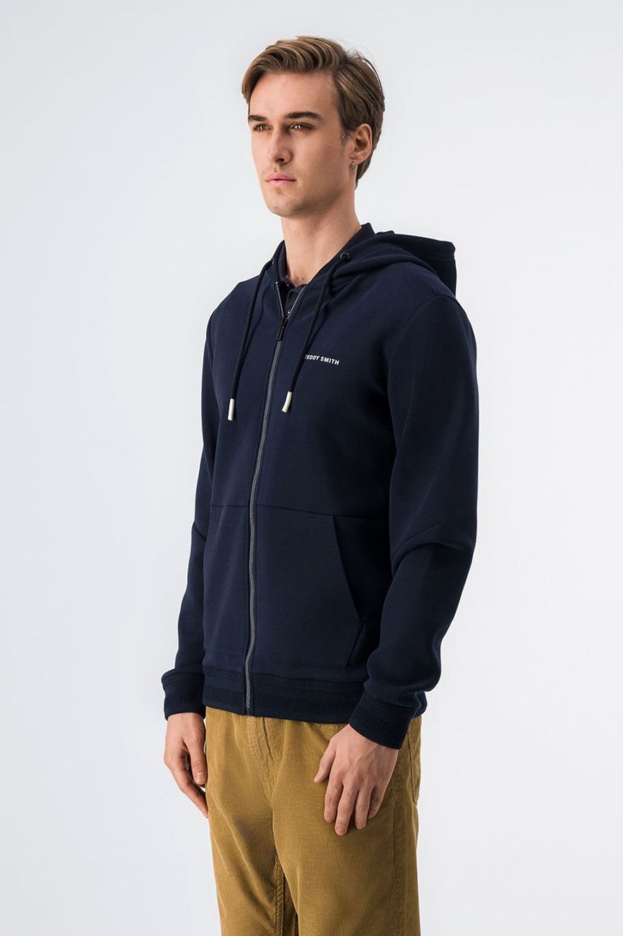 Teddy Smith Sweat Zippe A Capuche En Neoprene Scott Hoody Zip Best