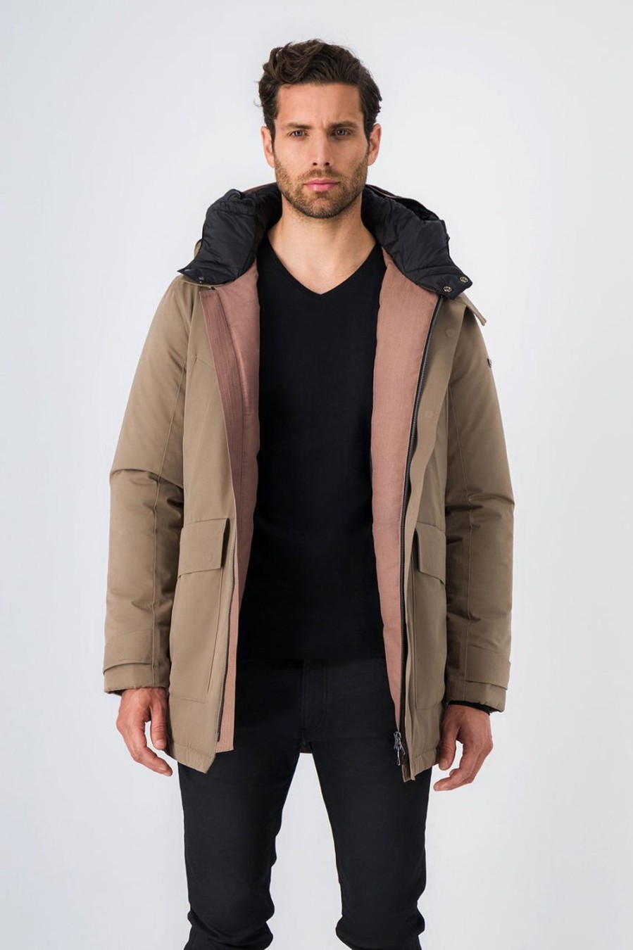 Teddy Smith Parka A Col Montant Danish New