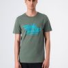 Teddy Smith T-Shirt Col Rond Script Mc New