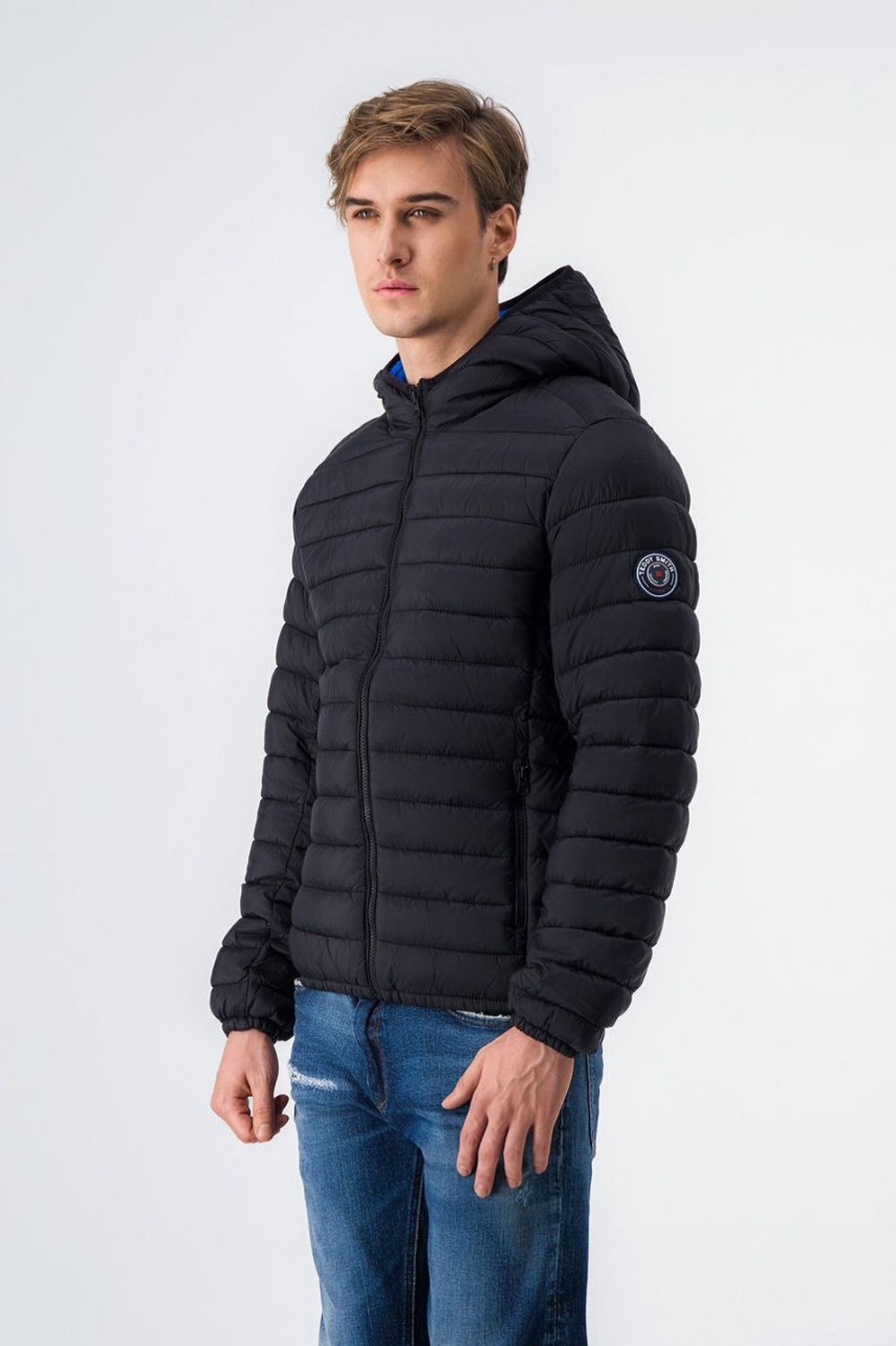 Teddy Smith Blouson Leger Avec Capuche Blighter New