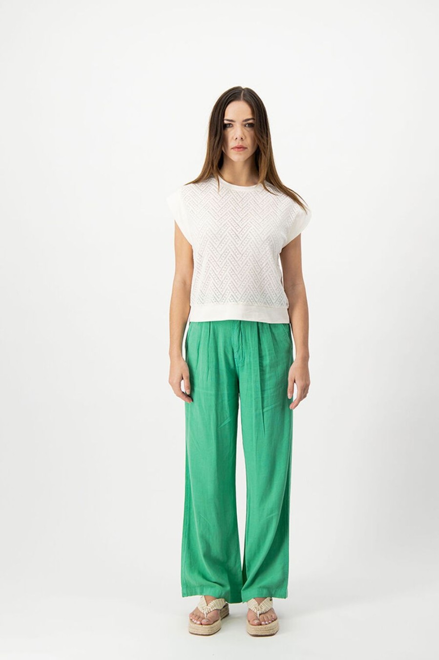 Teddy Smith Pantalon Fluide Alizee Linen Wholesale