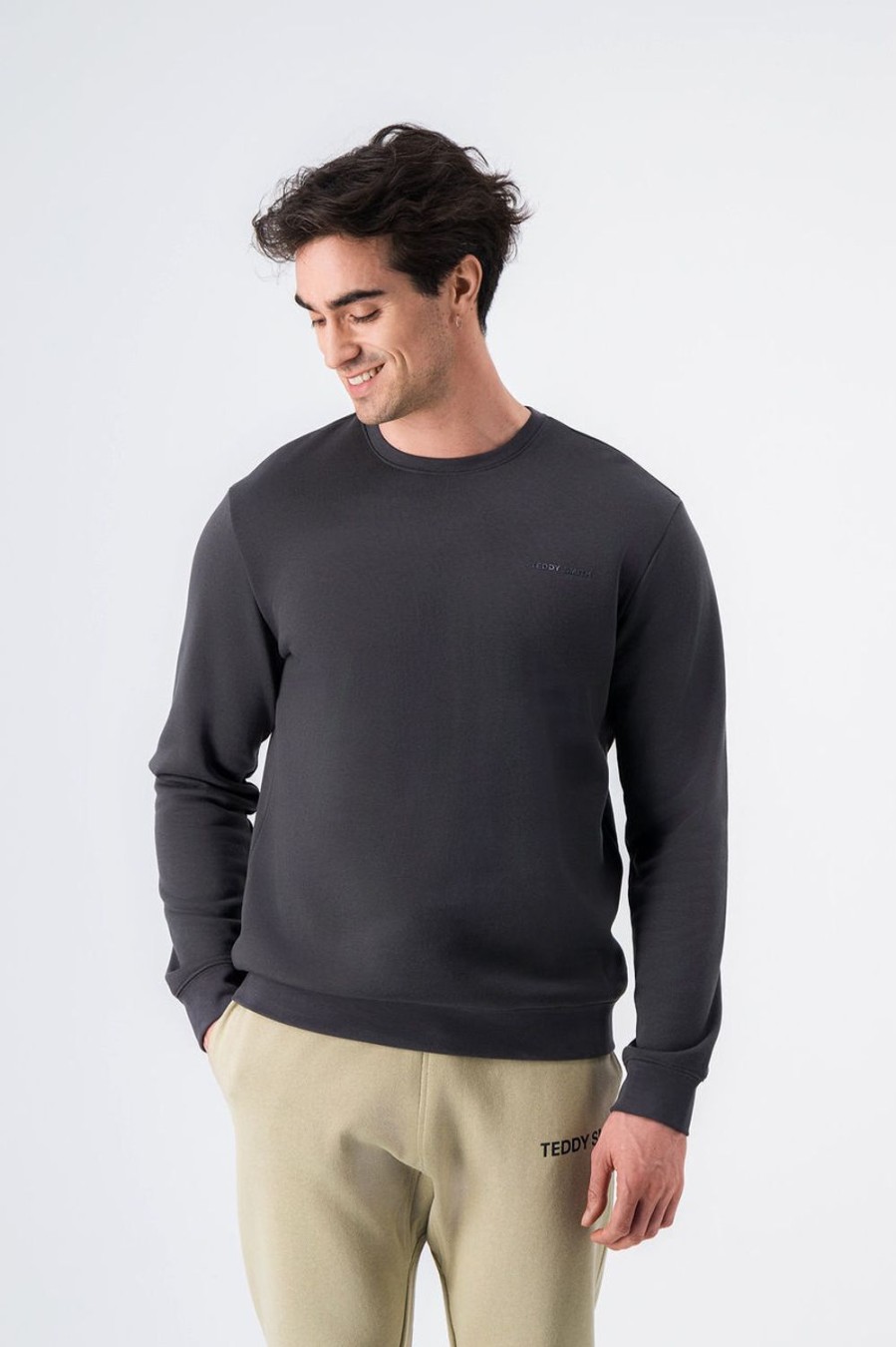 Teddy Smith Sweat Col Rond Nark Rc Hot