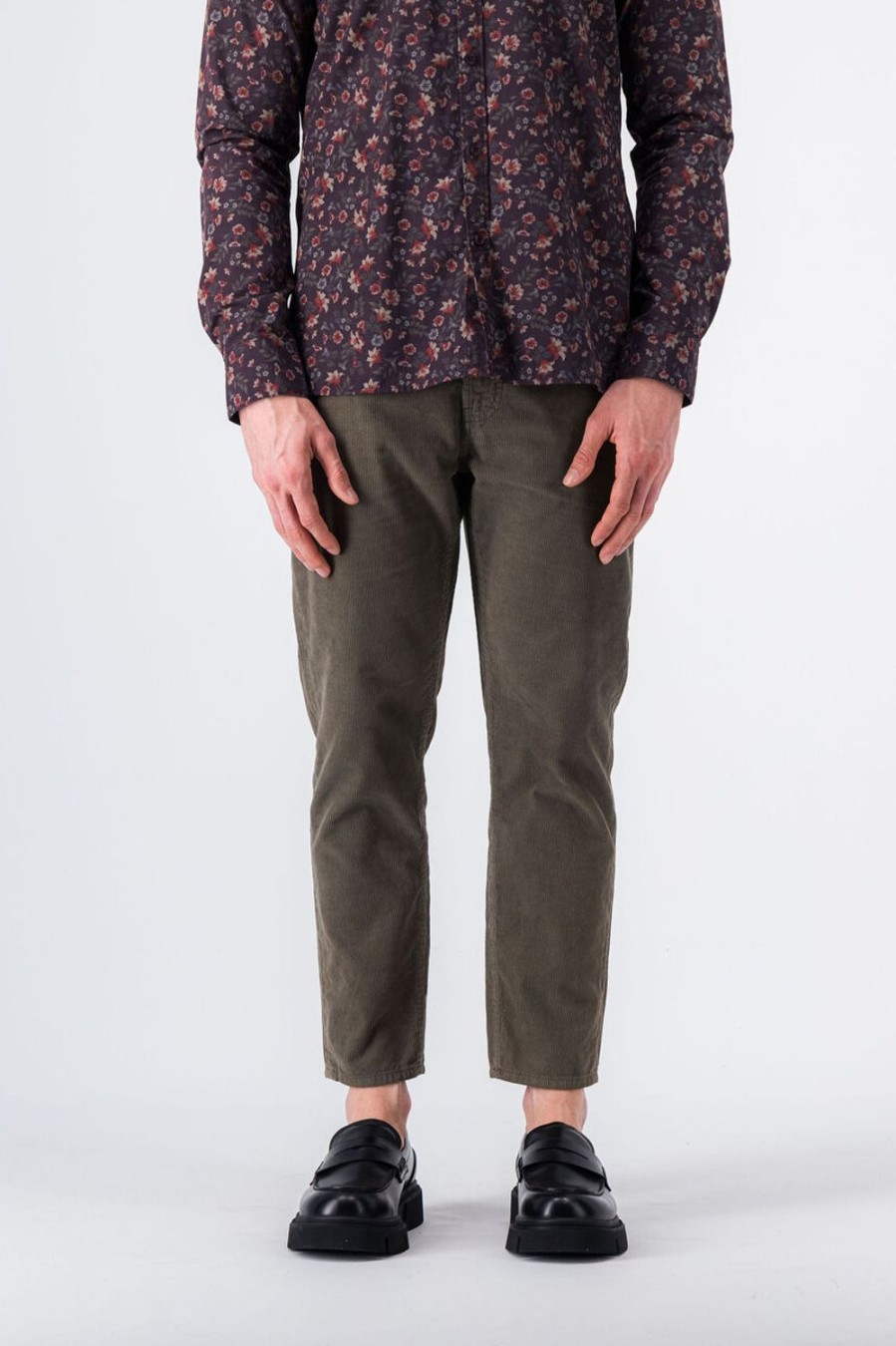 Teddy Smith Pantalon Coupe Etroite Dad Cropped Best