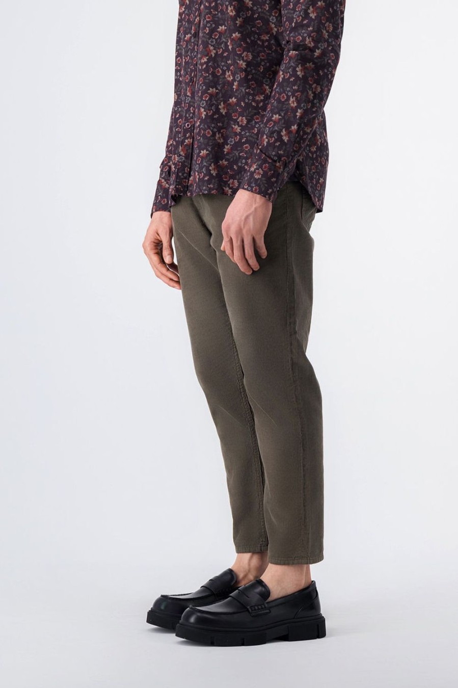 Teddy Smith Pantalon Coupe Etroite Dad Cropped Best