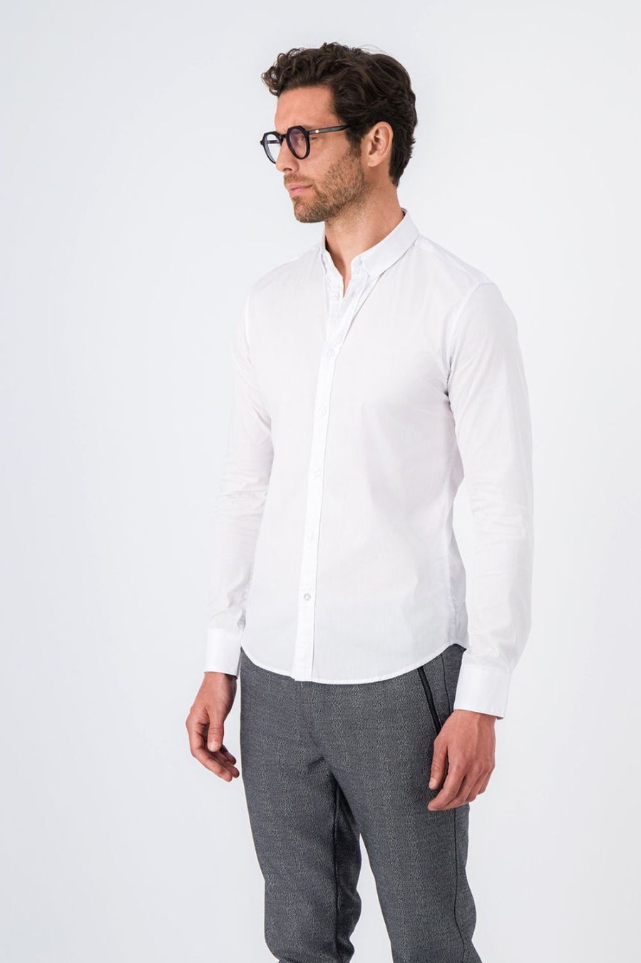 Teddy Smith Chemise Stretch Manches Longues Unie Edgar Ml Online