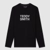 Teddy Smith T-Shirt Col Rond Manches Longues Ticlass Basic Ml Wholesale