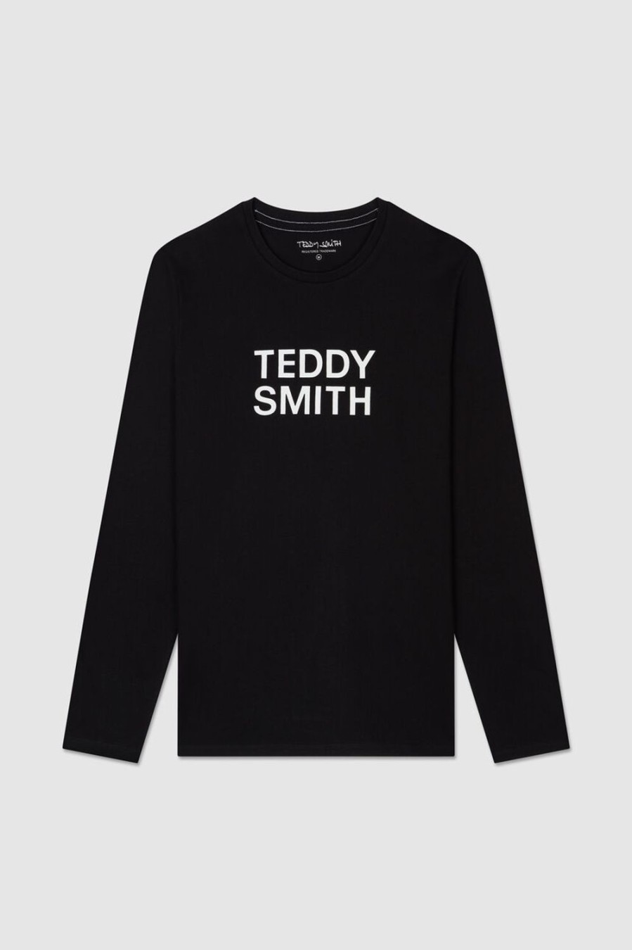 Teddy Smith T-Shirt Col Rond Manches Longues Ticlass Basic Ml Wholesale