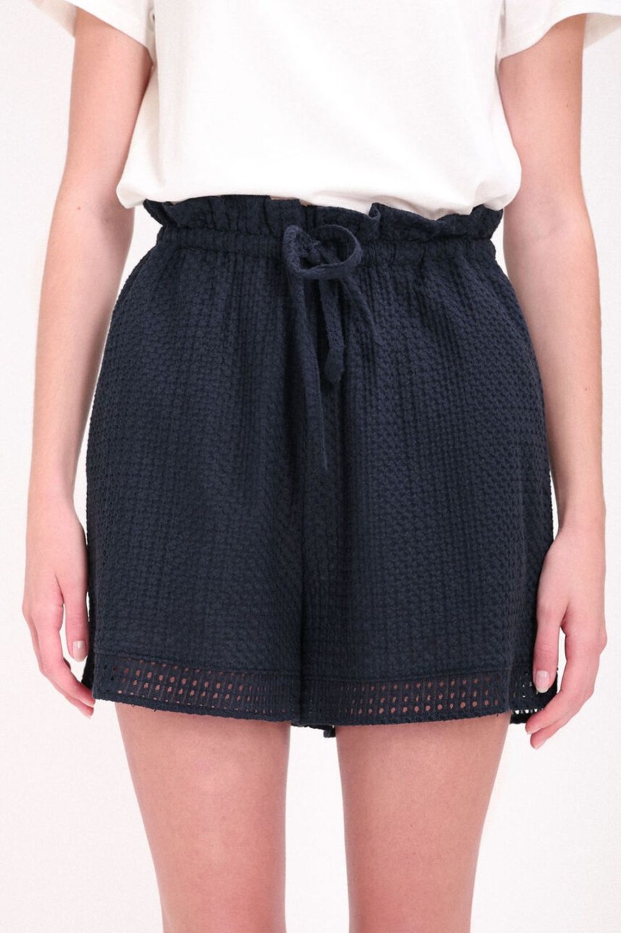 Teddy Smith Short En Broderie Anglaise Scrony Wholesale