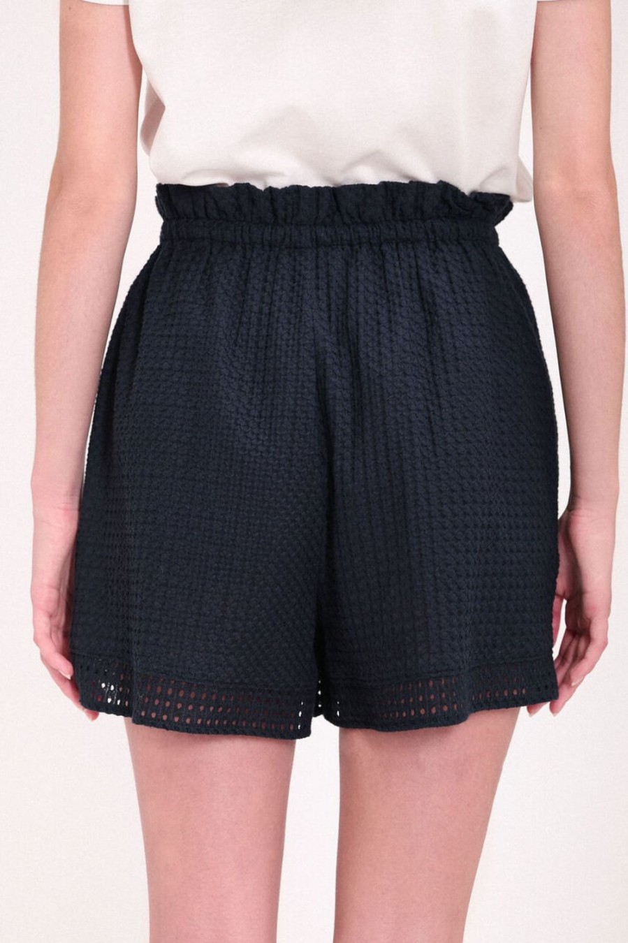 Teddy Smith Short En Broderie Anglaise Scrony Wholesale