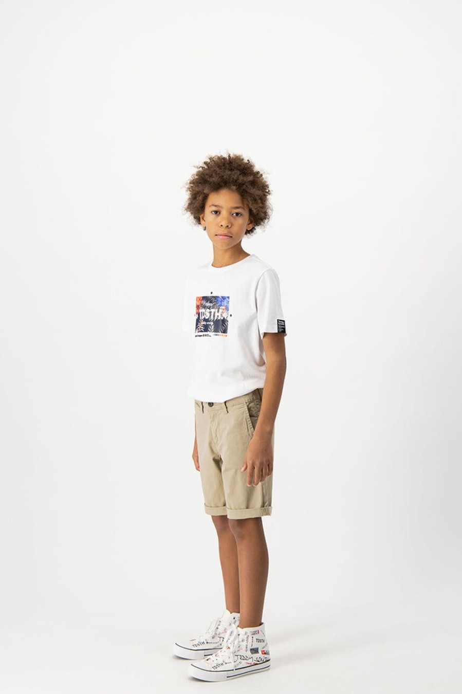 Teddy Smith Bermuda Coupe Chino Short Chino Jr New