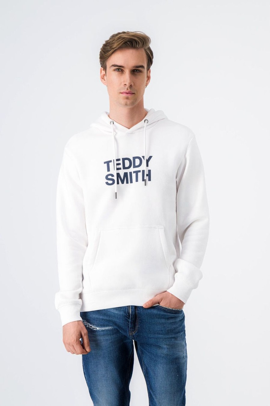 Teddy Smith Sweat A Capuche Script Hoody Clearance