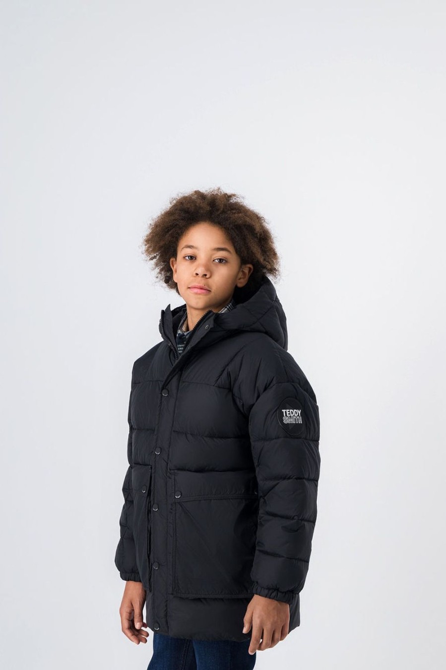 Teddy Smith Parka Matelassee A Capuche Mae Jr Online