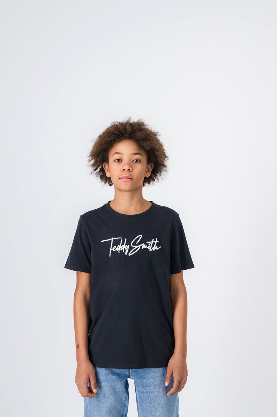 Teddy Smith Tshirt Col Rond Manches Courtes Tevan Mc Jr New