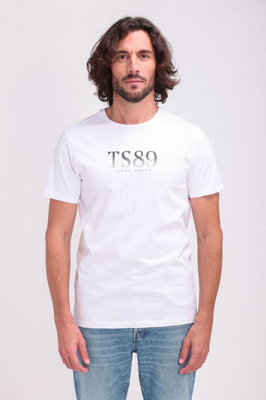 Teddy Smith Tshirt Col Rond Manches Courtes Talyx Mc Clearance