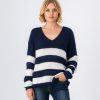 Teddy Smith Pull Raye Col V Molly Stripes Clearance